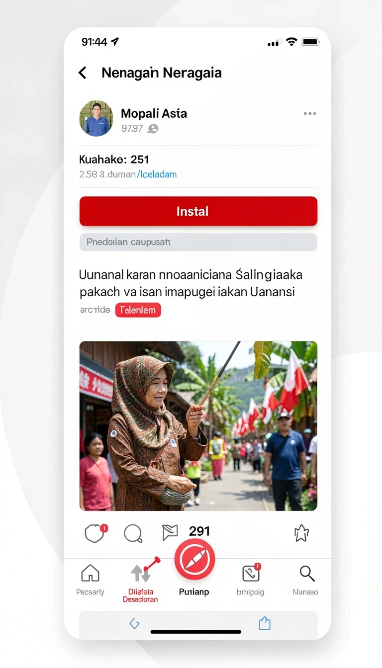 Tampilan Aplikasi surga19 Terbaru untuk Android dan iOS