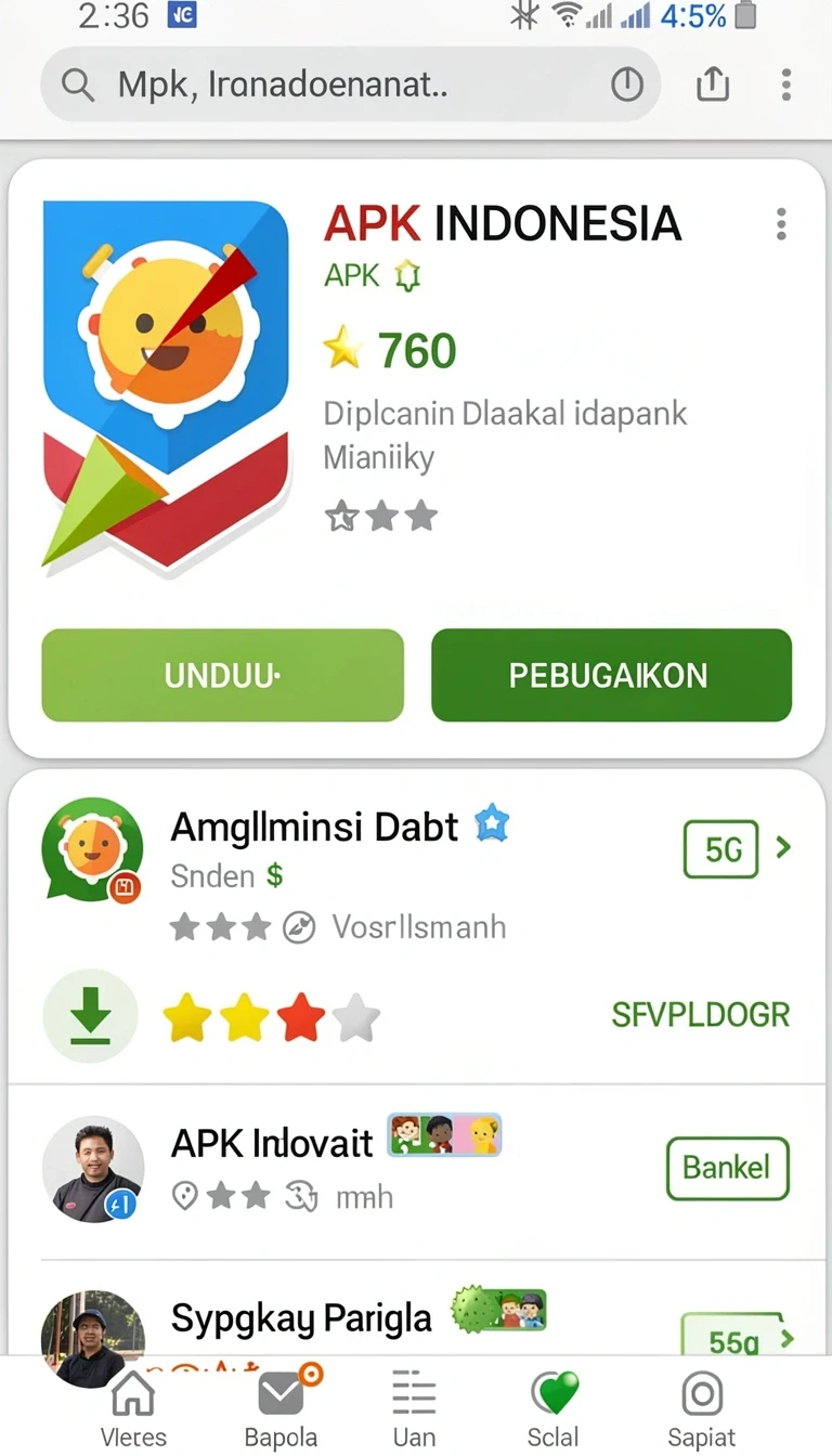 Tampilan Cara Pasang marvrl77 di HP Android dengan Benar