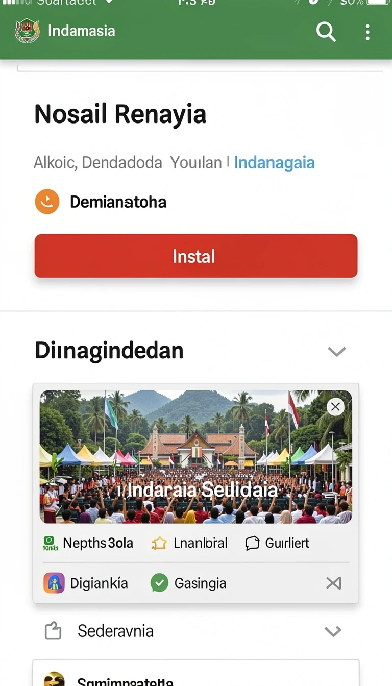 Tampilan Aplikasi dewi188 Paling Baru untuk Android